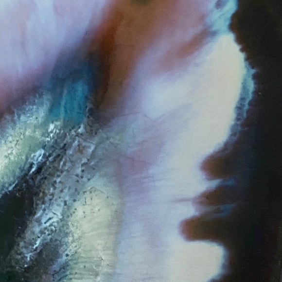 Vintage ccc Canada pottery, Mid-Century Modern Aurora Borealis dish - Picture 14 of 16